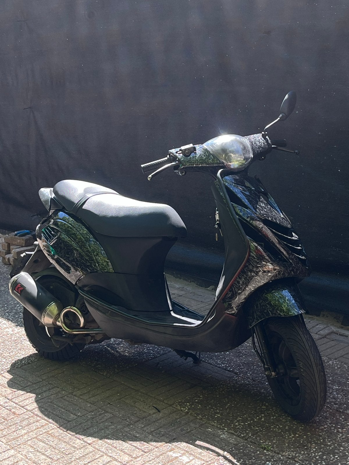 Piaggio Zip 80cc - Zwart, Goed Onderhouden, Fietsen en Brommers, Scooters | Piaggio, Gebruikt, Verzenden, Maximaal 45 km/u, Zip