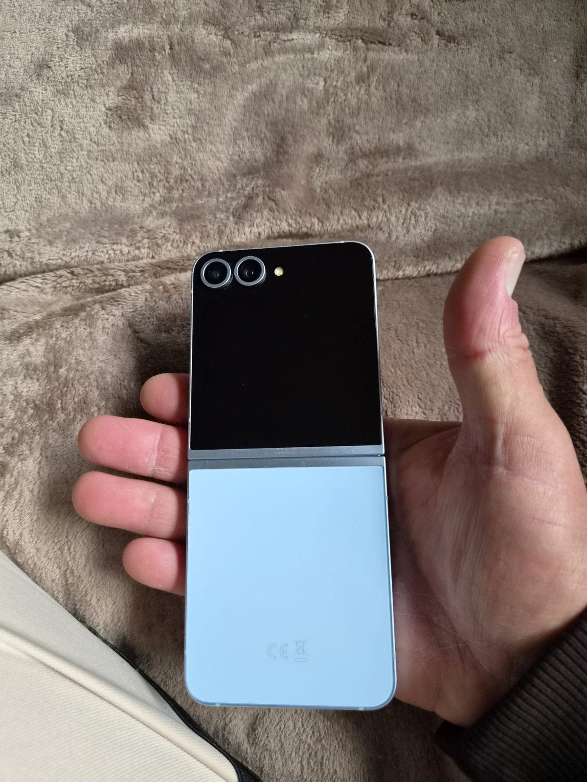 zgan samsung z flip 6 blue, Ophalen, Blauw, Touchscreen, Zo goed als nieuw