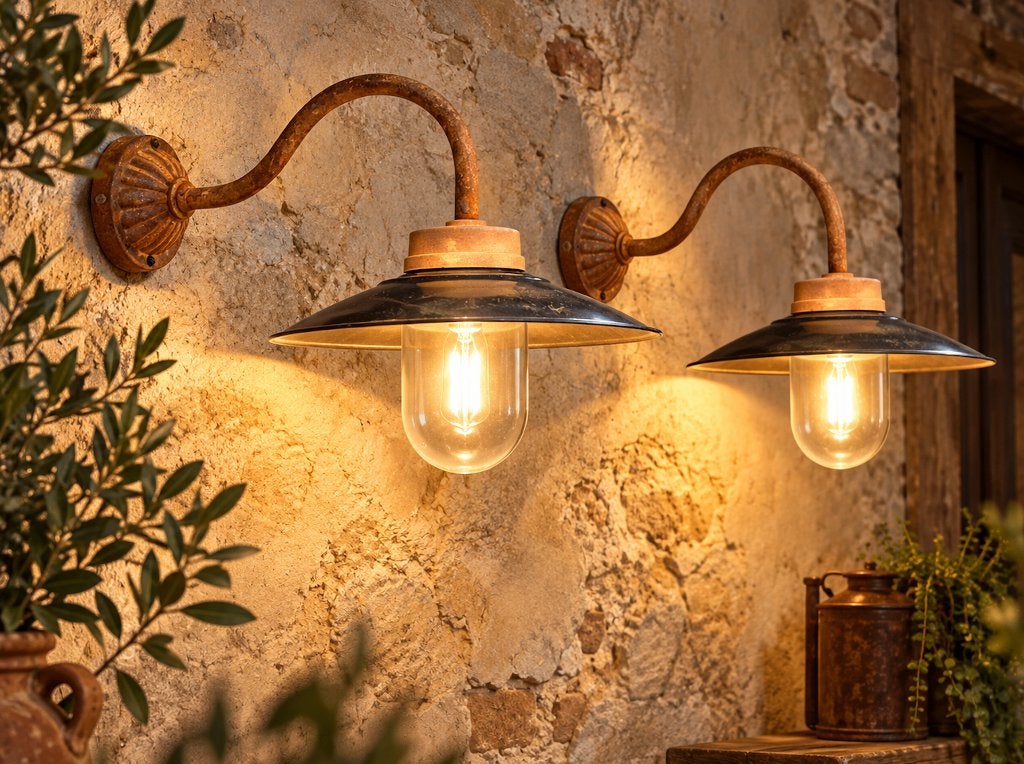 buitenlamp stallamp wandlamp mooie sfeerverlichting, Ophalen of Verzenden, Netvoeding, 50 tot 250 watt, Wandlamp