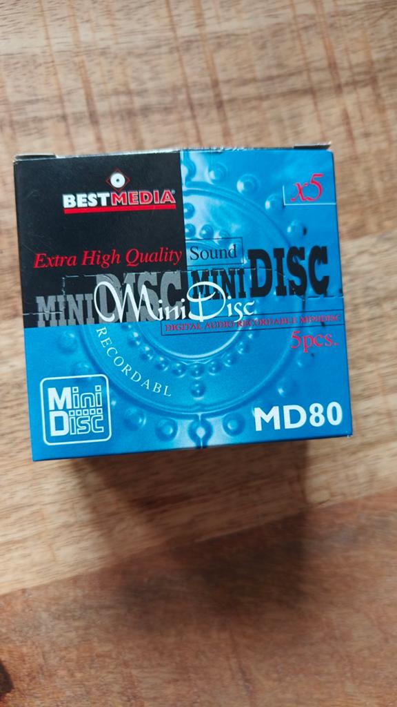 Best Media Mini Disc 80min cassettes, Ophalen of Verzenden, Nieuw, Overige typen