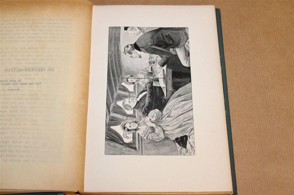 Studenten-typen — Klikspaan, Geïllustreerd, Antiek 1898, Boeken, Ophalen of Verzenden, Gelezen