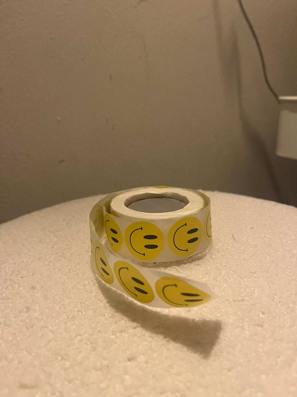smiley stickeroll, Ophalen of Verzenden, Zo goed als nieuw, Sticker