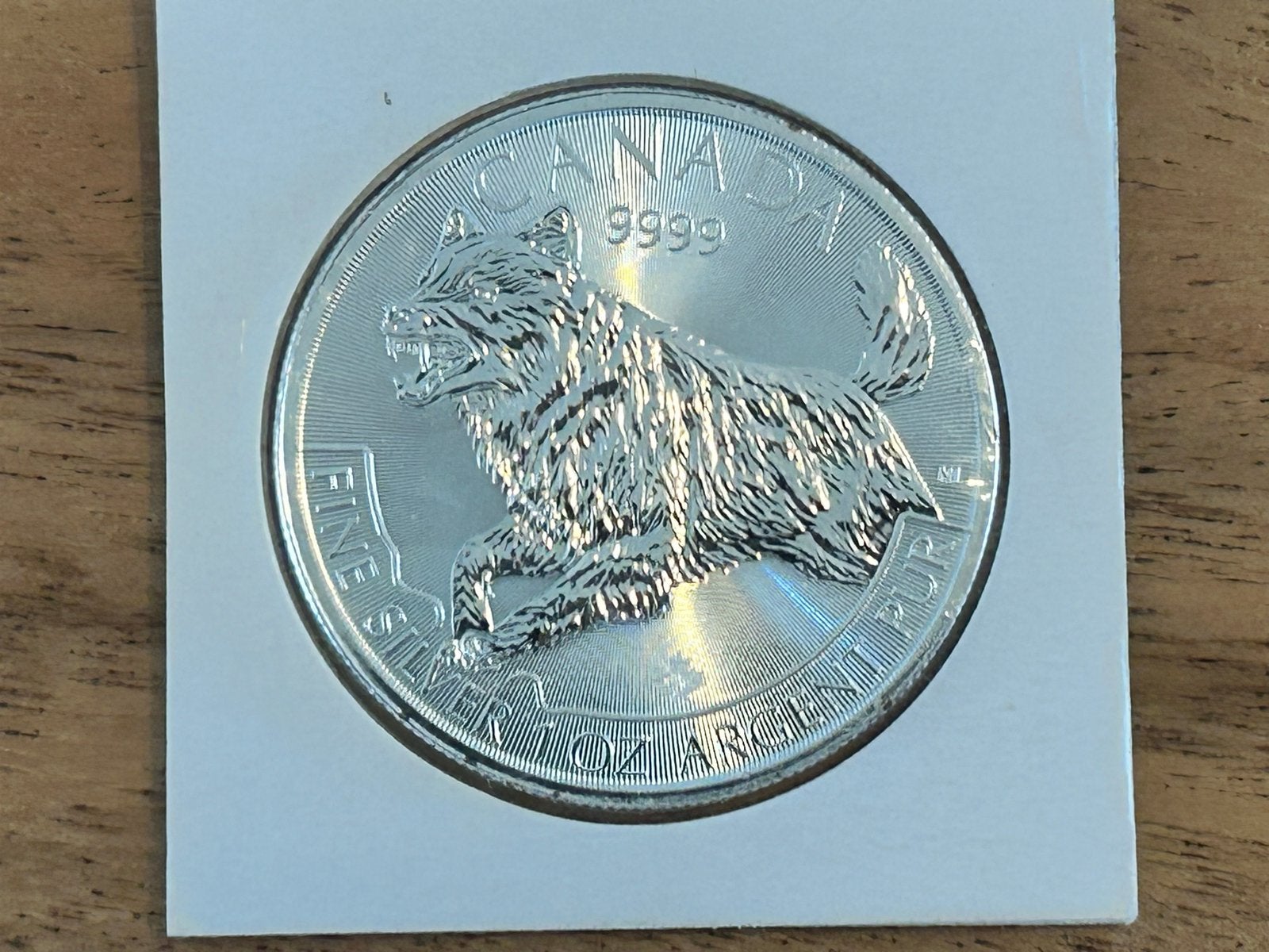 Zilveren Maple Leaf 2018 Special Maple Wulf 1 oz, Postzegels en Munten, Edelmetalen en Baren, Ophalen of Verzenden, Zilver