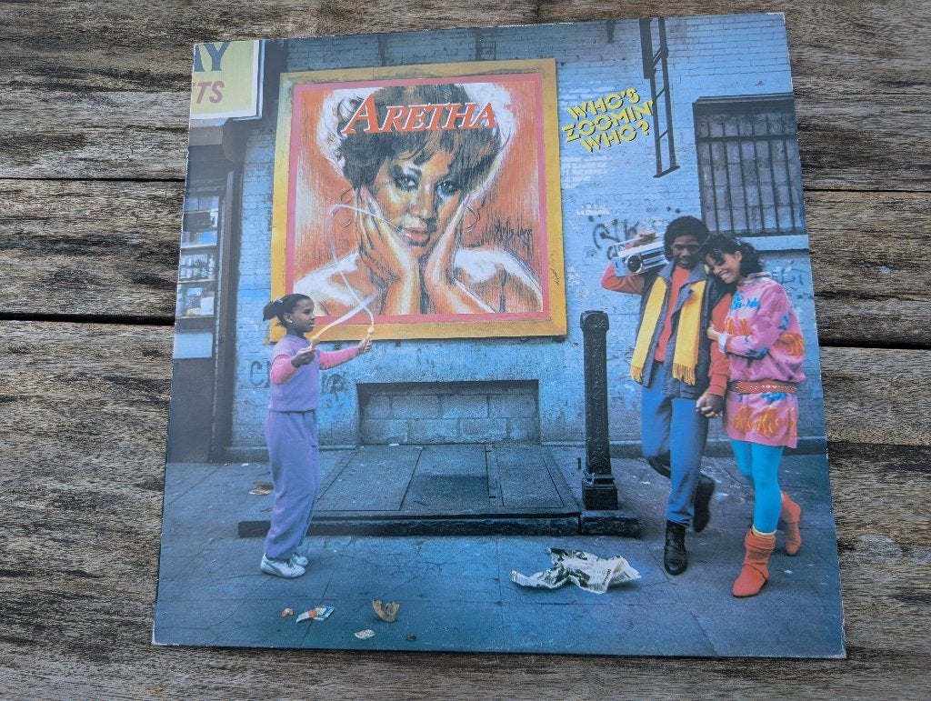 LP - Aretha Franklin - Who's zoomin' who?, Ophalen of Verzenden, Zo goed als nieuw, Soul, LP