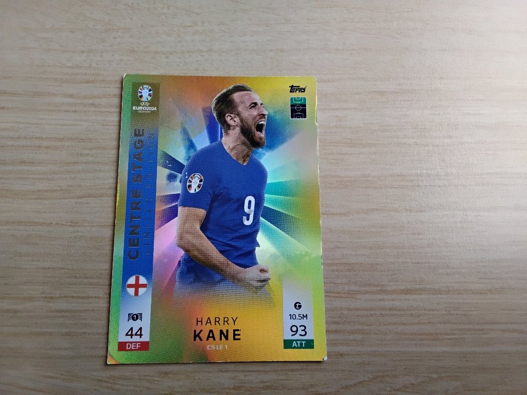 Topps Centre Stage Harry Kane, Verzamelen, Ophalen of Verzenden, Gebruikt, Buitenlandse clubs, Spelerskaart