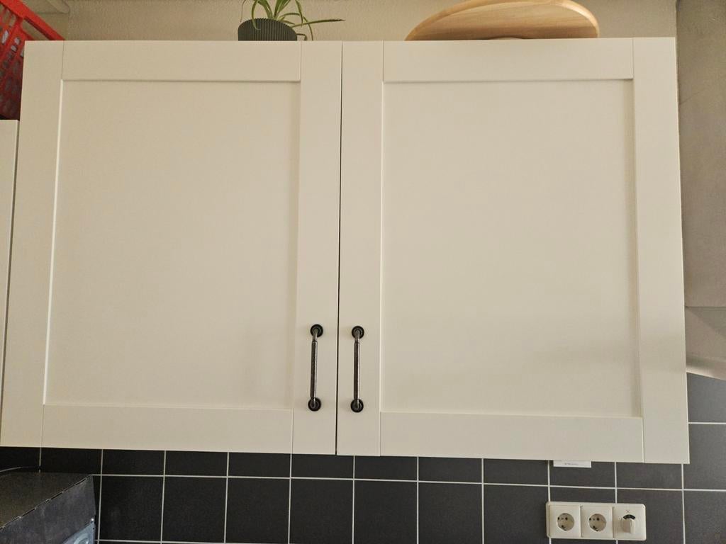 Knoxhult hangkast keuken, Huis en Inrichting, Ophalen, Zo goed als nieuw, Wit