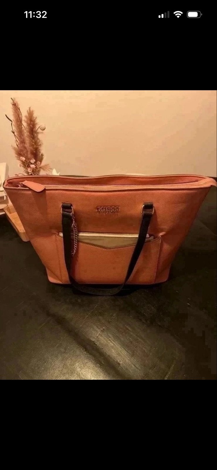 Originele Guess tas Marron - Nette staat, Sieraden, Tassen en Uiterlijk, Ophalen of Verzenden, Gebruikt, Bruin, Handtas