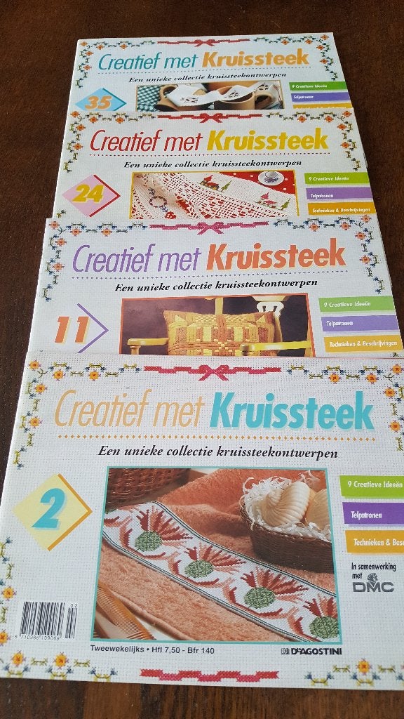 creatief met kruissteek, Ophalen of Verzenden, Gebruikt, Patroon