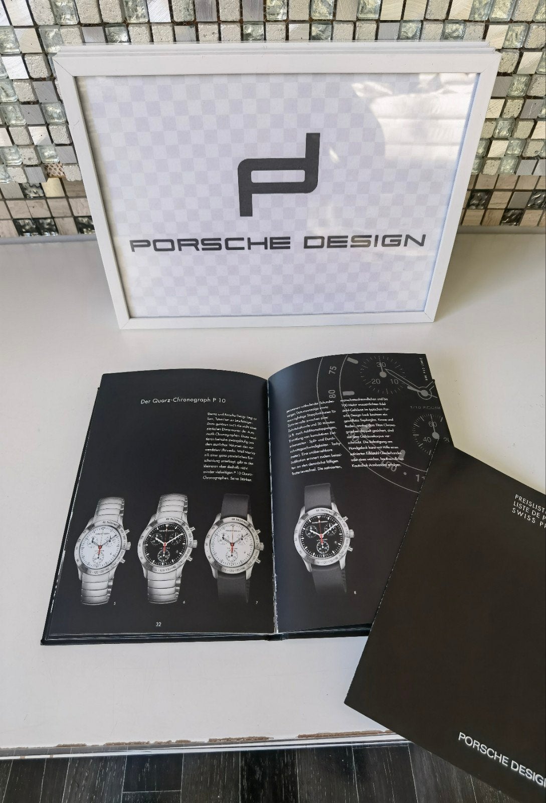 origineel porsche design catalogus voor vintage horloges, Porsche design, Ophalen of Verzenden, Zo goed als nieuw, Catalogus
