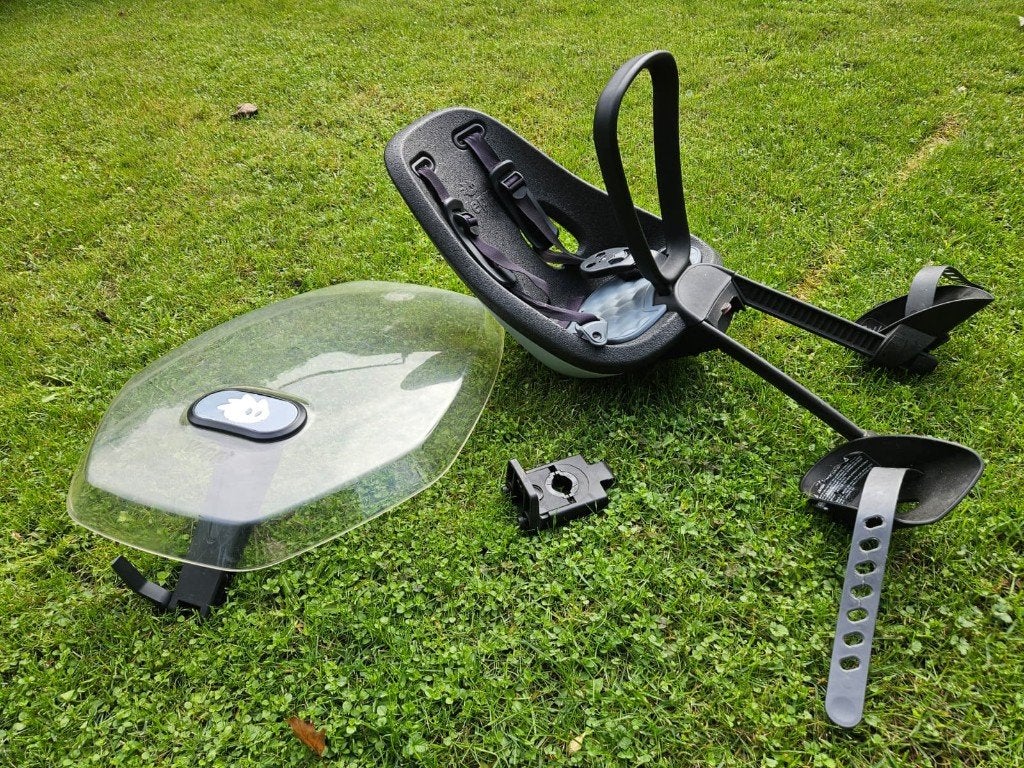 Nette fietszit Yepp Mini met windscherm en 2x bevestiging, Ophalen, Yepp, 0 t/m 18 kg, Voorzitje