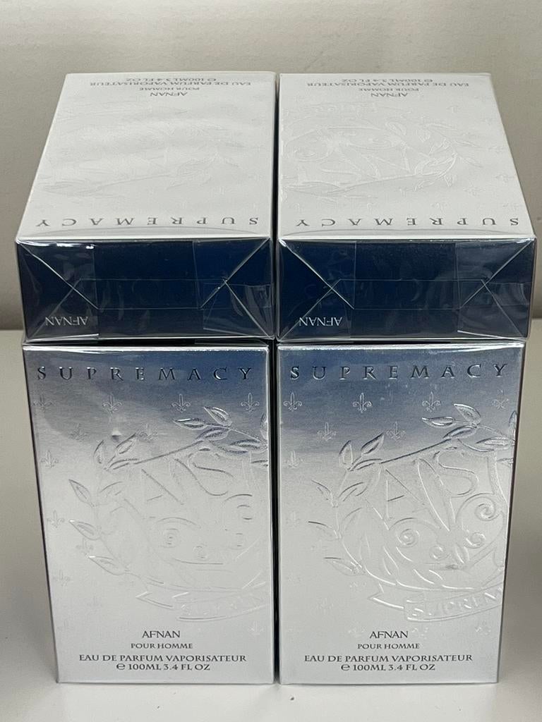 Afnan - Supremacy Silver 100ml Eau de Parfum Herenparfum, Afnan Perfumes Factory Llc, United Arab Emirates, P.o. Box 54203 Al Quoz Industrial Area, Dubai , United Arab Emirates