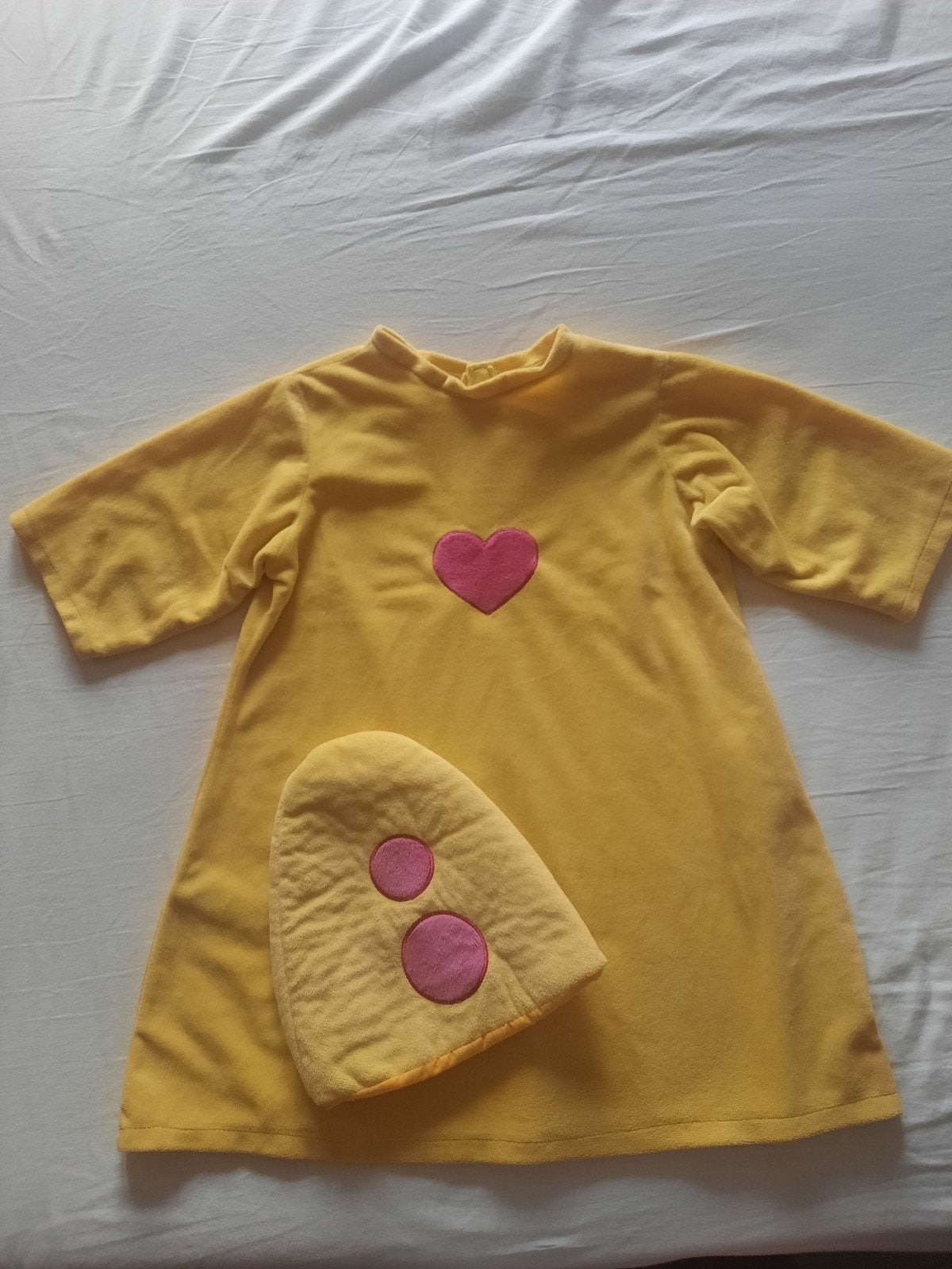 Bumba verkleedpakje (jurk met muts), Ophalen of Verzenden, Gebruikt, 104 of kleiner, Jongen of Meisje