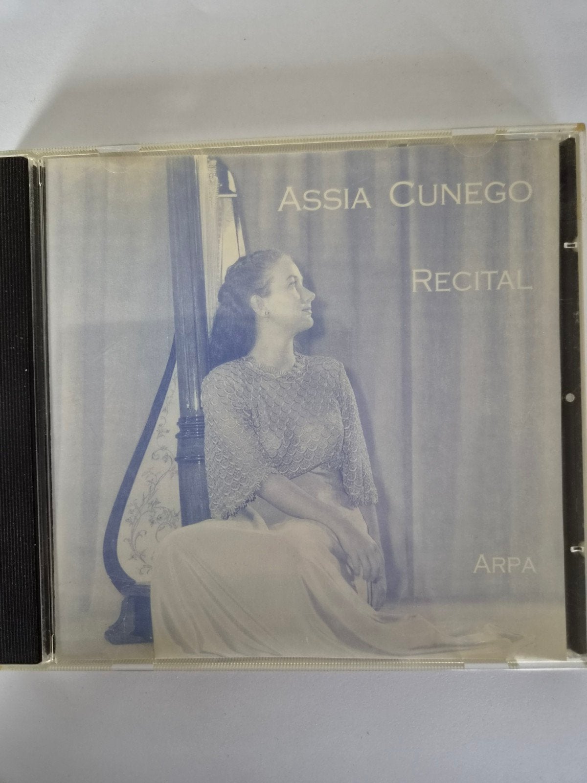 Assia Cunego - Recital (Klassieke Harp CD), Modernisme tot heden, Ophalen of Verzenden, Inclusief doosje, Kamermuziek