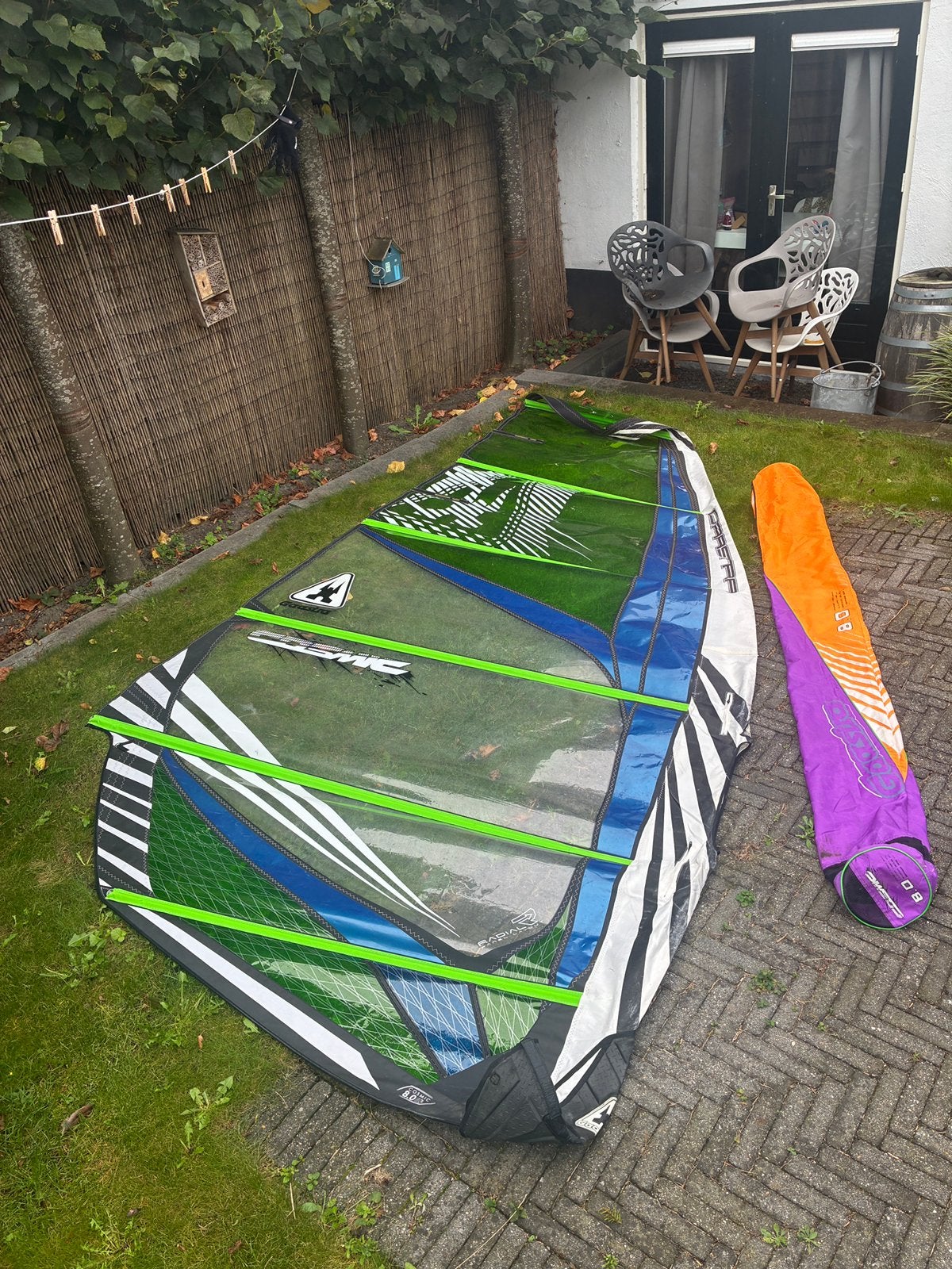 Gaastra Cosmic 8.0 camber zeil, Watersport en Boten, Met draagtas, Gaastra, 6.5 m² tot 8 m², Ophalen of Verzenden