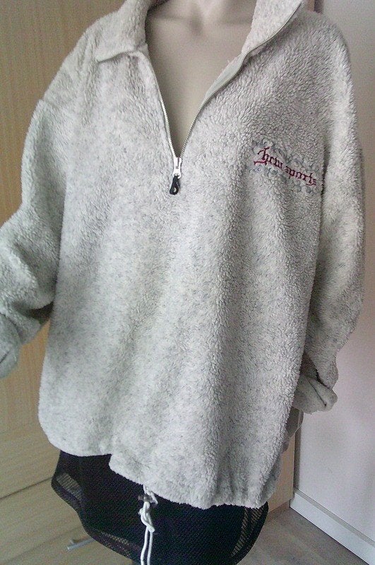 Teddy trui met rits beige/creme maat XL, Verzenden, Gedragen, Maat 46/48 (XL) of groter, Meerkleurig