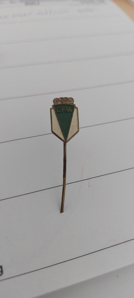 Vintage DKW Speldje - Zeldzaam Verzamelobject, Ophalen of Verzenden, Gebruikt, Merk, Speldje of Pin