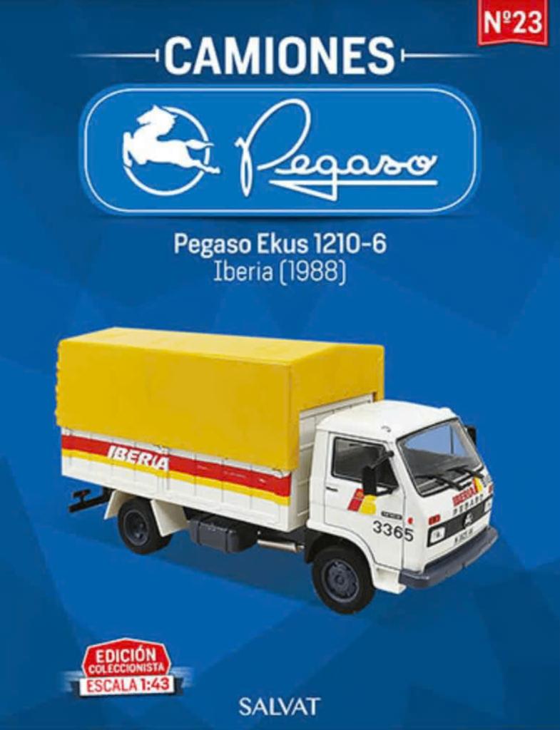 Pegaso Ekus 1210 6 1988 IBERIA 1/43 IXO spaanse serie # 23, Verzenden, Nieuw, Bus of Vrachtwagen, Overige merken
