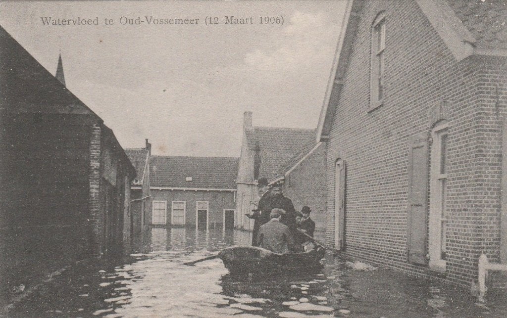Ansichtkaart, Oud Vossemeer,  ramp 1906   (287), Verzenden, Voor 1920, Zeeland
