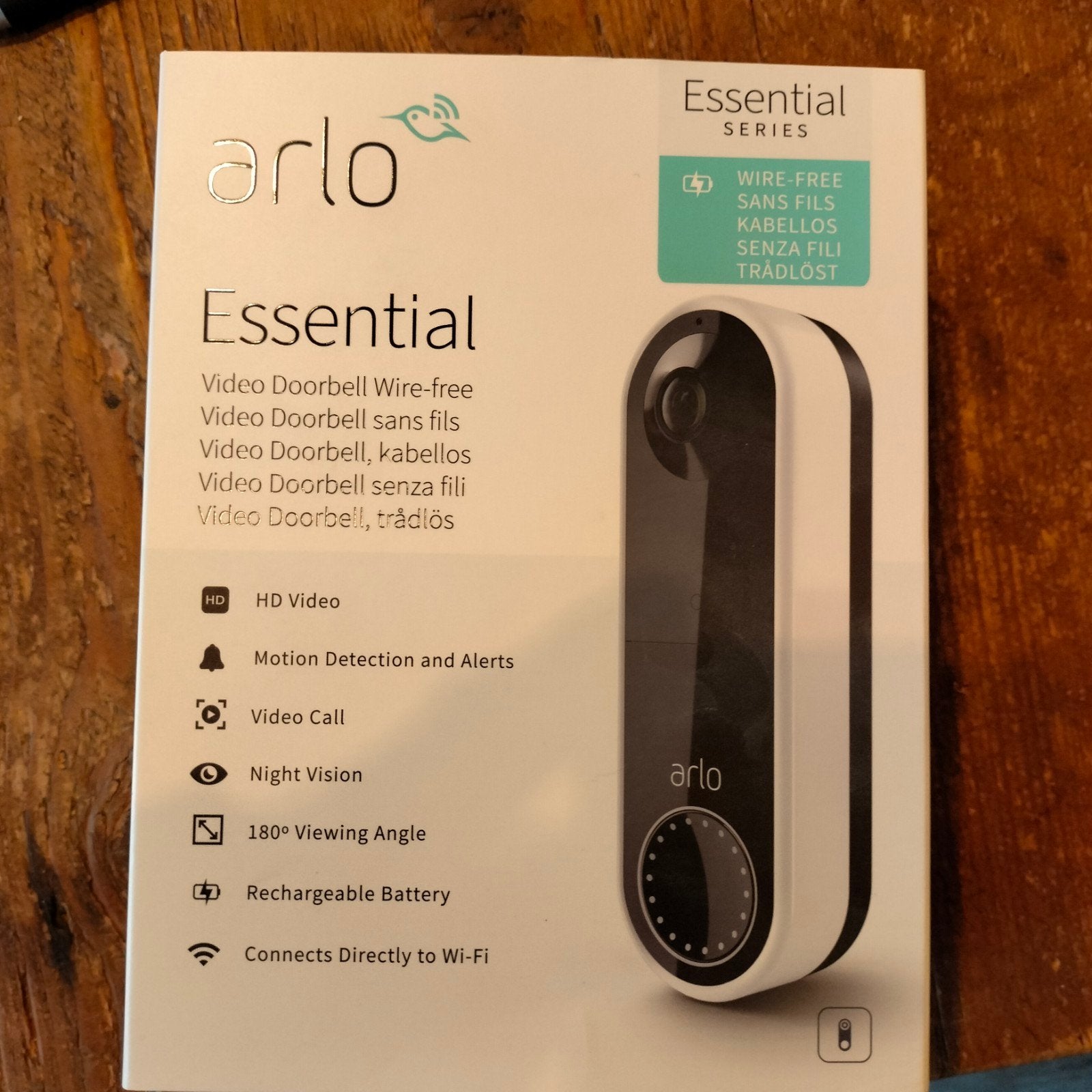 Arlo Essential Video Deurbel Draadloos - Nieuw in doos, Ophalen of Verzenden