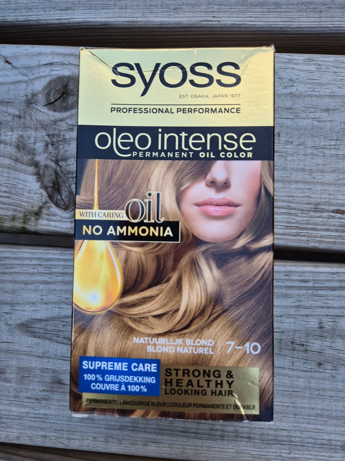 Syoss Oleo Intense Permanente Haarkleuring Natuurlijk Blond, Ophalen of Verzenden