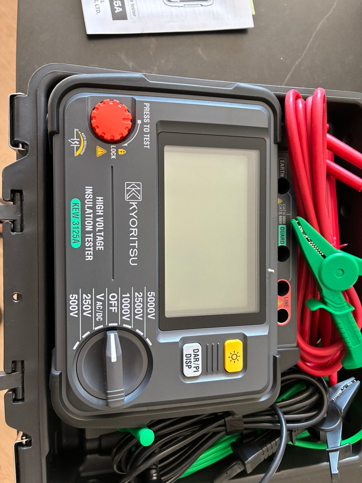 Digitale isolatieweerstandsmeter, Doe-het-zelf en Verbouw, Ophalen of Verzenden, Nieuw, Elektriciteit