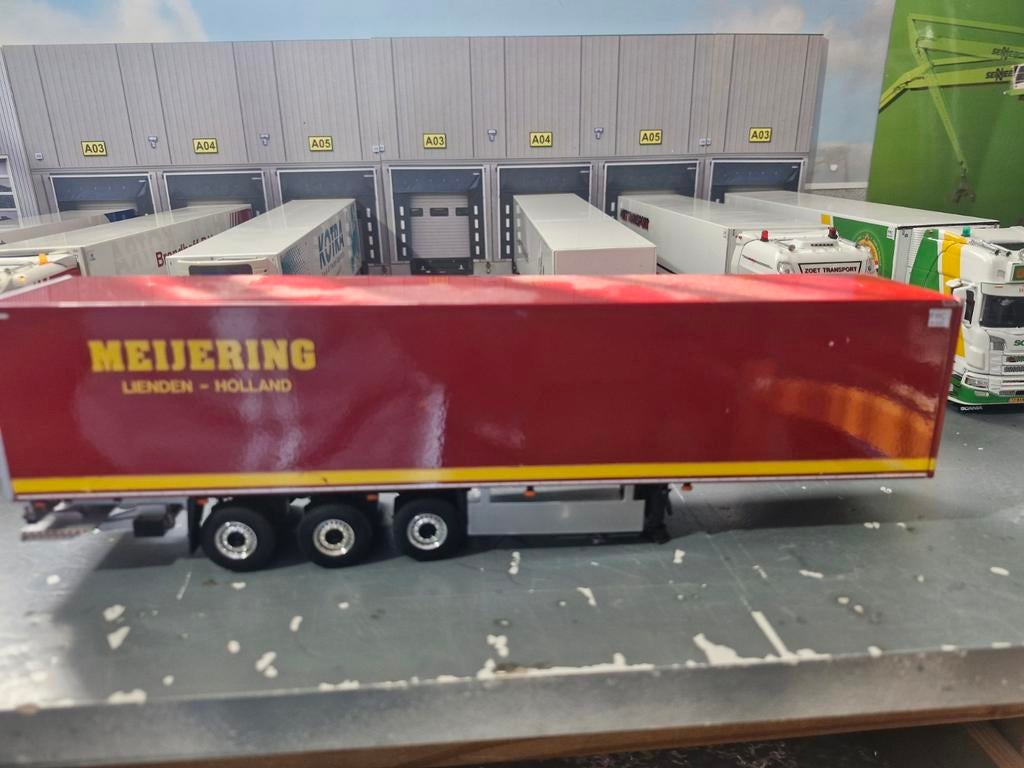 Kastentrailer wsi van MEIJERING, Ophalen of Verzenden, Zo goed als nieuw, Bus of Vrachtwagen, Wsi