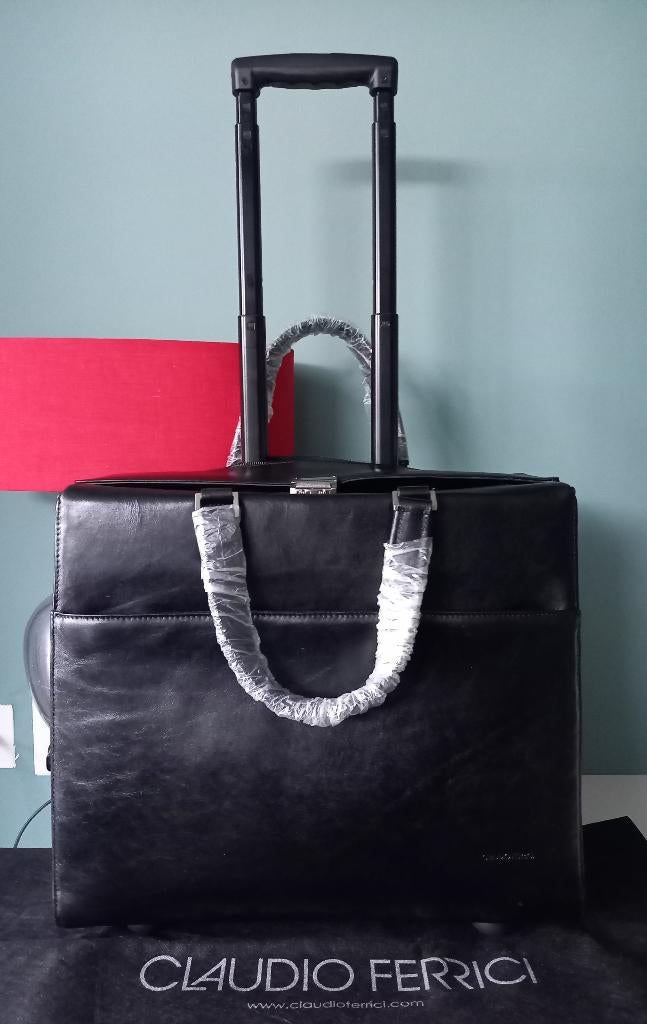 Claudio Ferrici Business Trolley Laptop 15.6', Wieltjes, Verzenden, Nieuw, Minder dan 35 cm