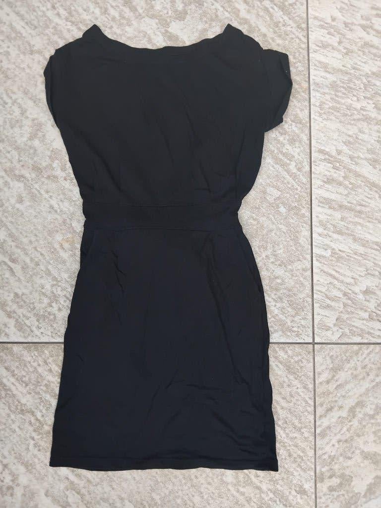 Jurk zwart maat 140 jurkje, Prodotto Italia, Meisje, Ophalen of Verzenden, Zo goed als nieuw