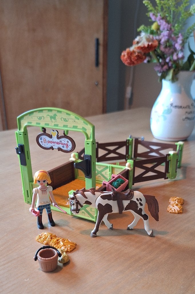 Playmobil Spirit Abigail & Boomerang met paardenbox – 9480, Ophalen of Verzenden, Zo goed als nieuw