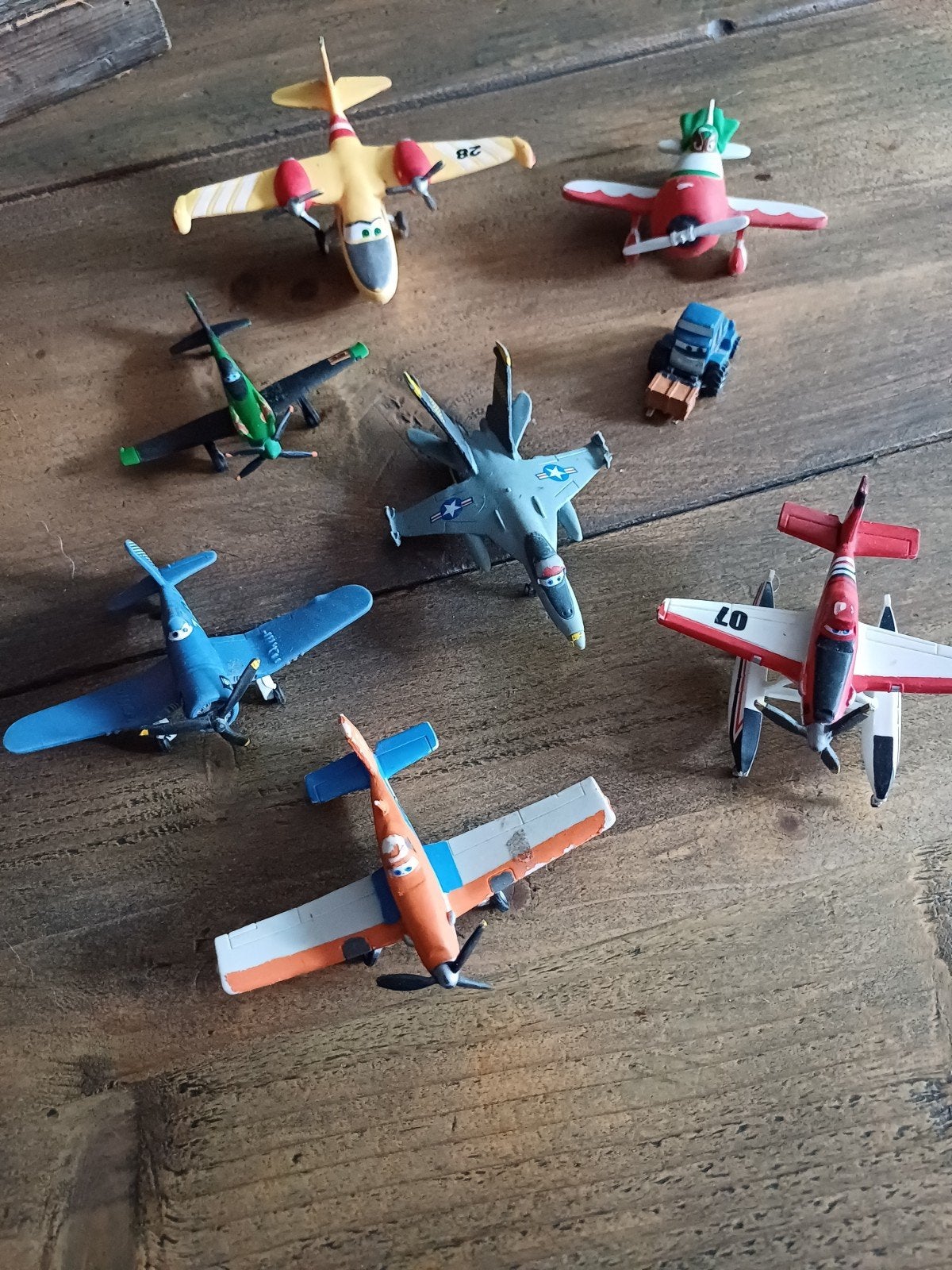 Te koop Disney Planes set 'Bully / Bullyland', Ophalen of Verzenden, Gebruikt
