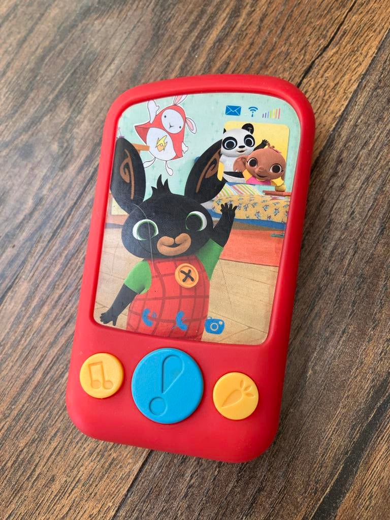 Bing telefoon speelgoed, Ophalen, Gedragen, Rood