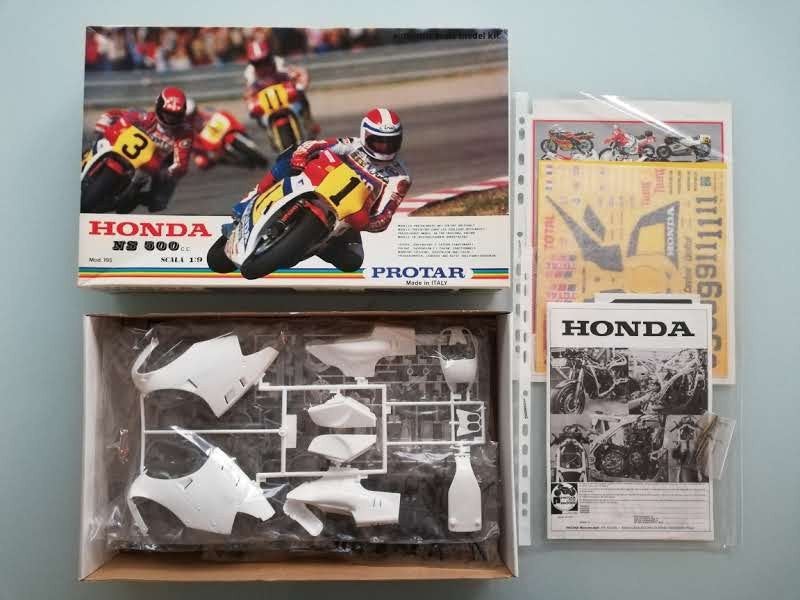 PROTAR Honda NS 500 CC schaal 1:9 modelbouwkit, Overige merken, Nieuw, Ophalen of Verzenden, Groter dan 1:32