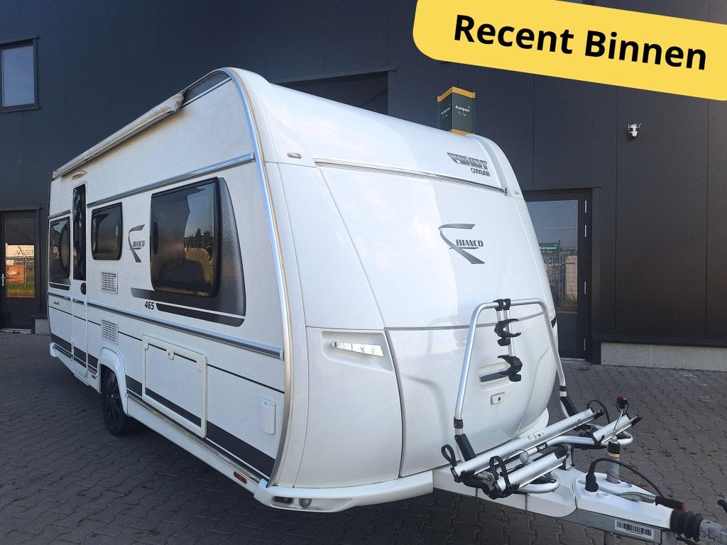 Fendt Bianco Selection 465 TG Mover - Luiffel Enkele Bedden, Caravans en Kamperen, Caravans, Particulier, Fendt, 5 tot 6 meter