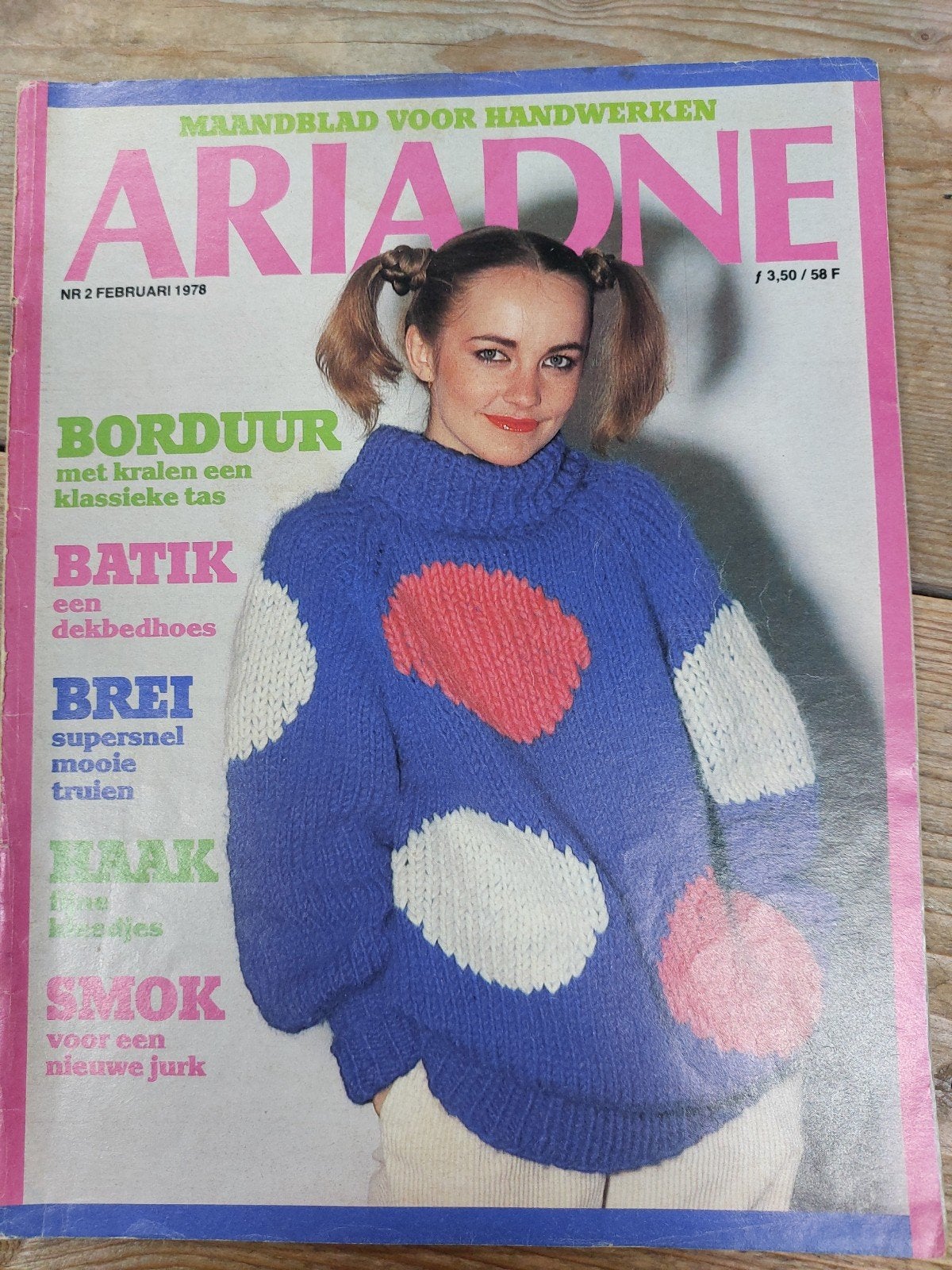 Ariadne nr 2 1978, Verzenden, Gebruikt, Breien of Haken, Patroon of Boek
