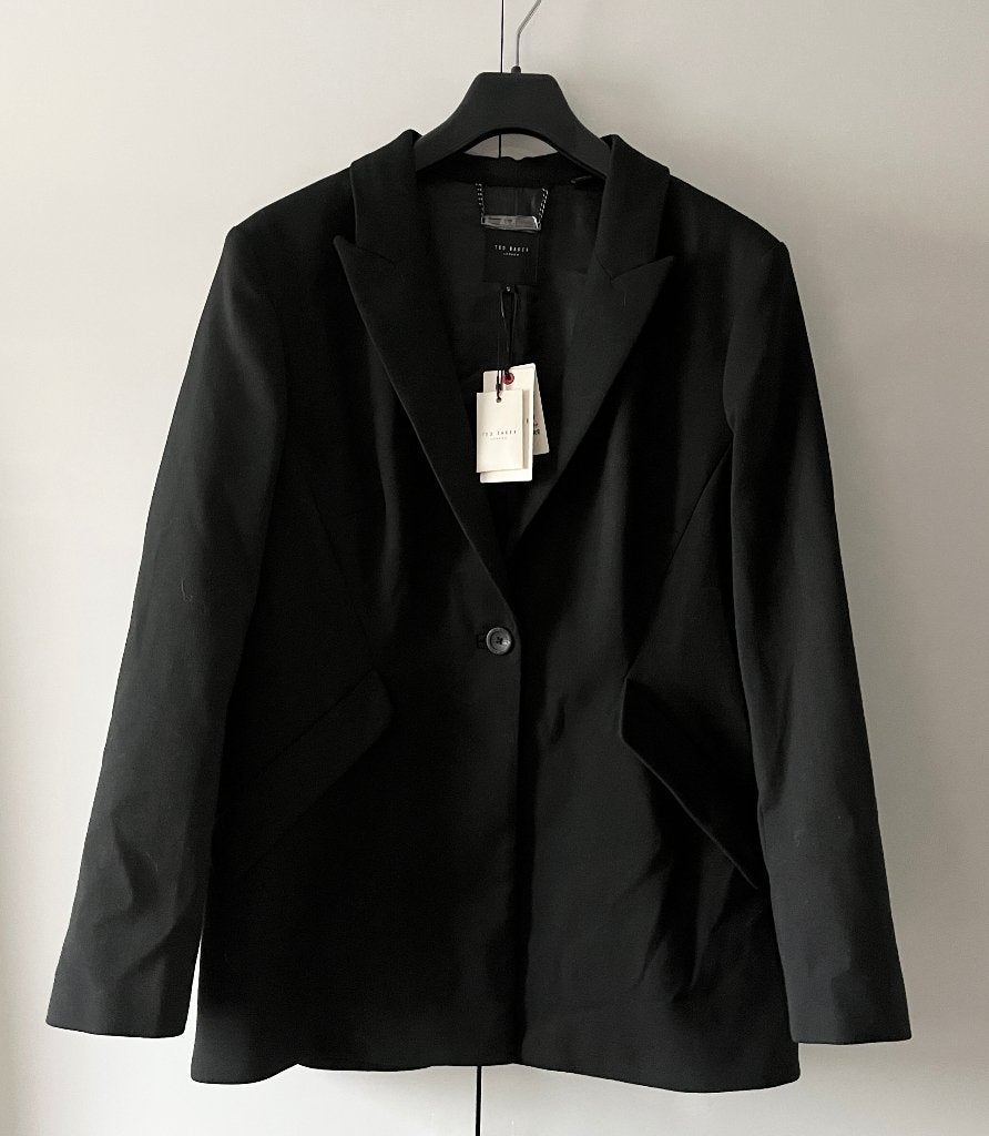 🌻Nieuw mooi zwart jasje van Ted Baker 5 / 42, Zwart, Maat 42/44 (L), Nieuw, Ophalen of Verzenden