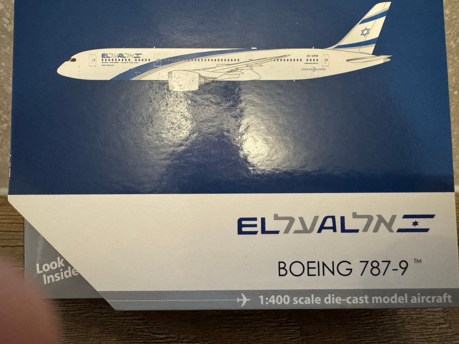 Gemini Jets 1/400 El Al Boeing 787-9 - Nieuw in doos, Ophalen of Verzenden, Nieuw