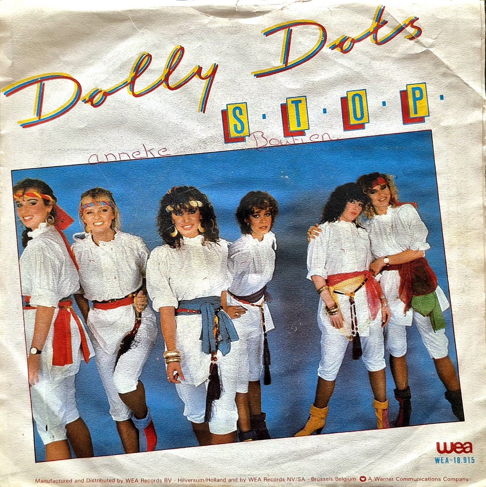 7"/SINGLE  DOLLY DOTS -  S.T.O.P., Cd's en Dvd's, Vinyl Singles, Ophalen of Verzenden, Gebruikt, Pop