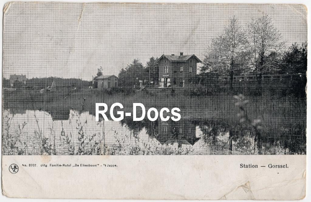 Ansichtkaart - Briefkaart Trein Station Gorssel 1914, Ophalen of Verzenden, Voor 1920, Gelopen, Gelderland