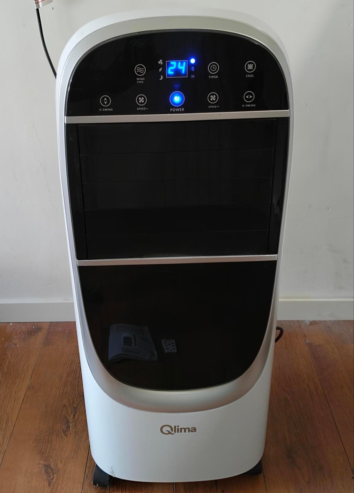 Qlima LK2100 Touch Aircooler met afstandsbediening, Ophalen, Timer, Minder dan 60 m³, 3 snelheden of meer
