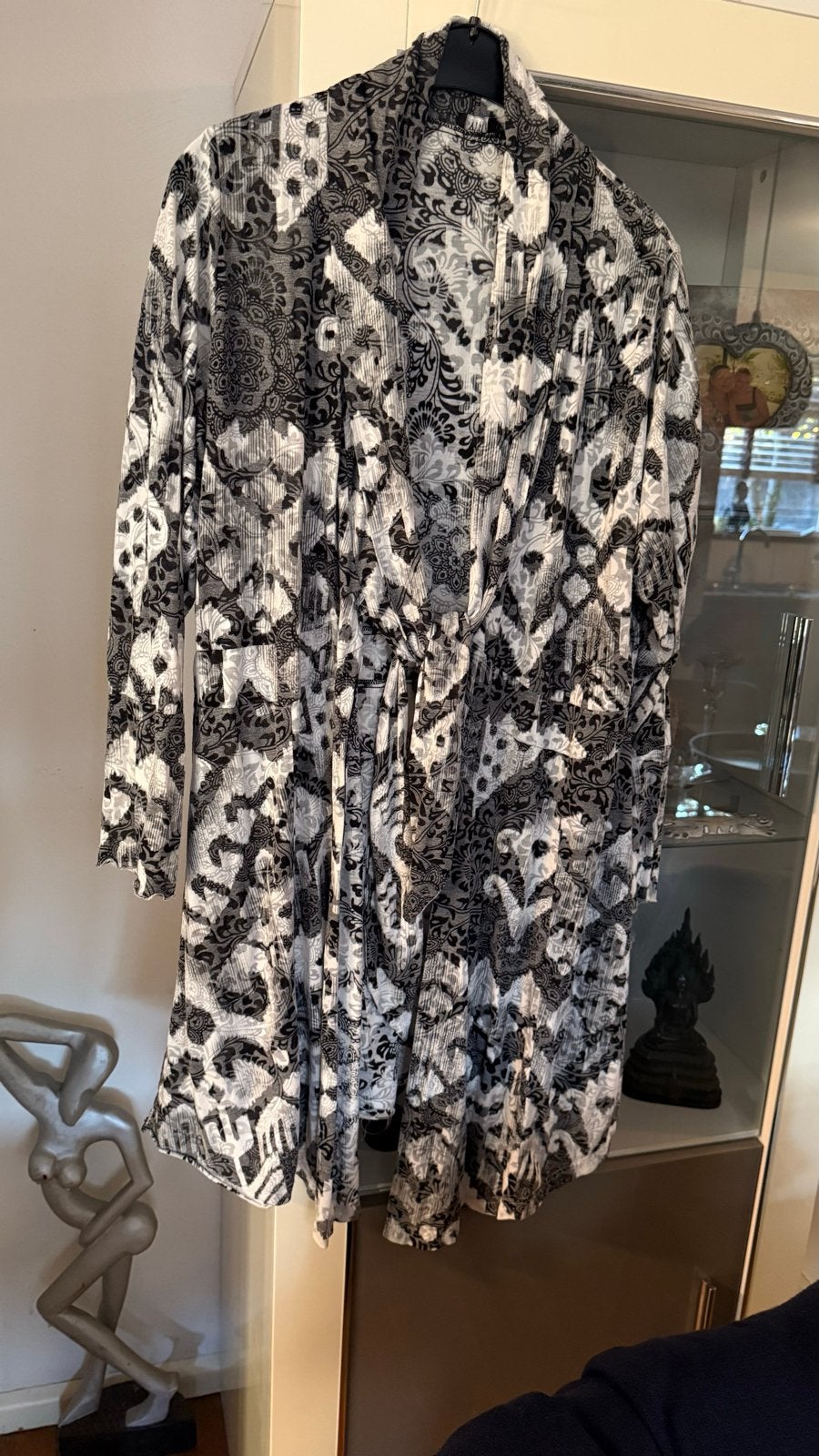 Exclusief Sybel vest met print - mt 48 Oto 64 cm, L 90 cm, Ophalen of Verzenden, Zo goed als nieuw, Meerkleurig, Trui of Vest
