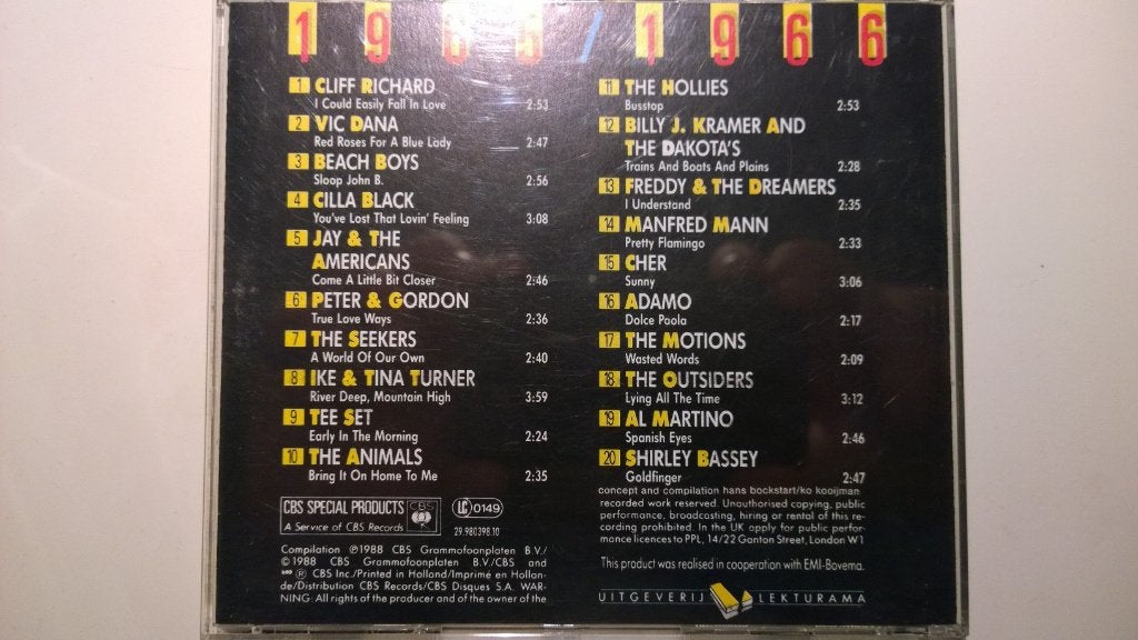 25 Jaar Popmuziek 1965-1966, Ophalen of Verzenden, Zo goed als nieuw, Pop