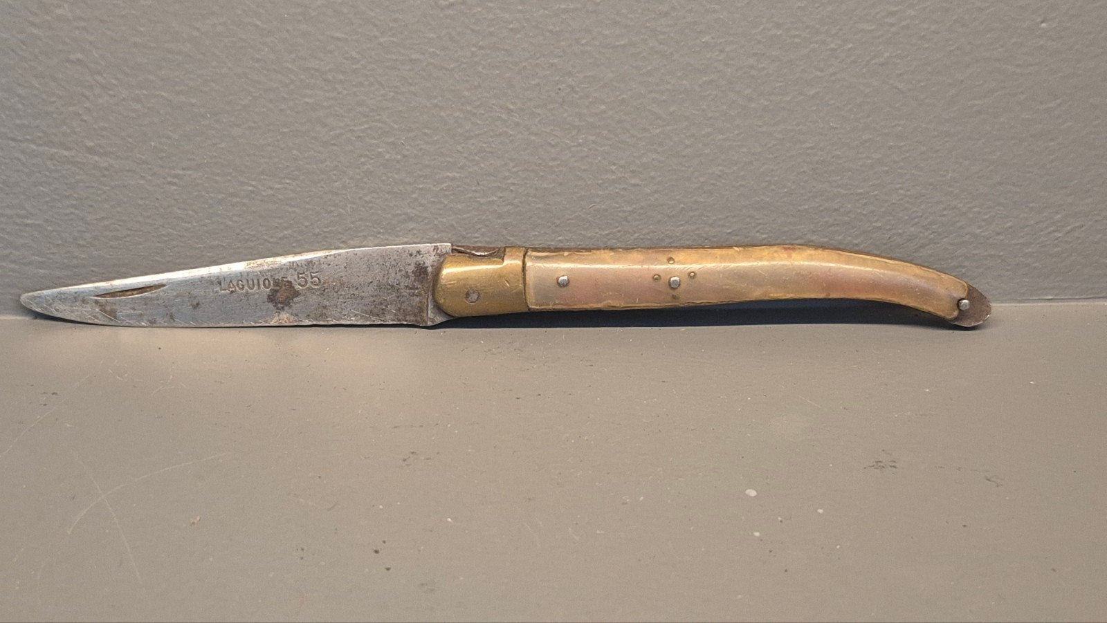 Vintage Laguiole 55 zakmes - 21 CM, Verzamelen, Ophalen of Verzenden