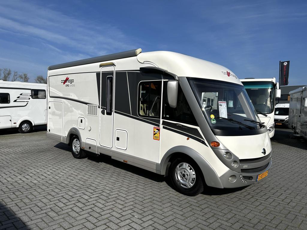 Carthago Chic C Line i 4.2 Automaat/Dwarsbed/Hefbed/Euro-5, Caravans en Kamperen, Campers, Fiat, Bedrijf, Diesel, Carthago