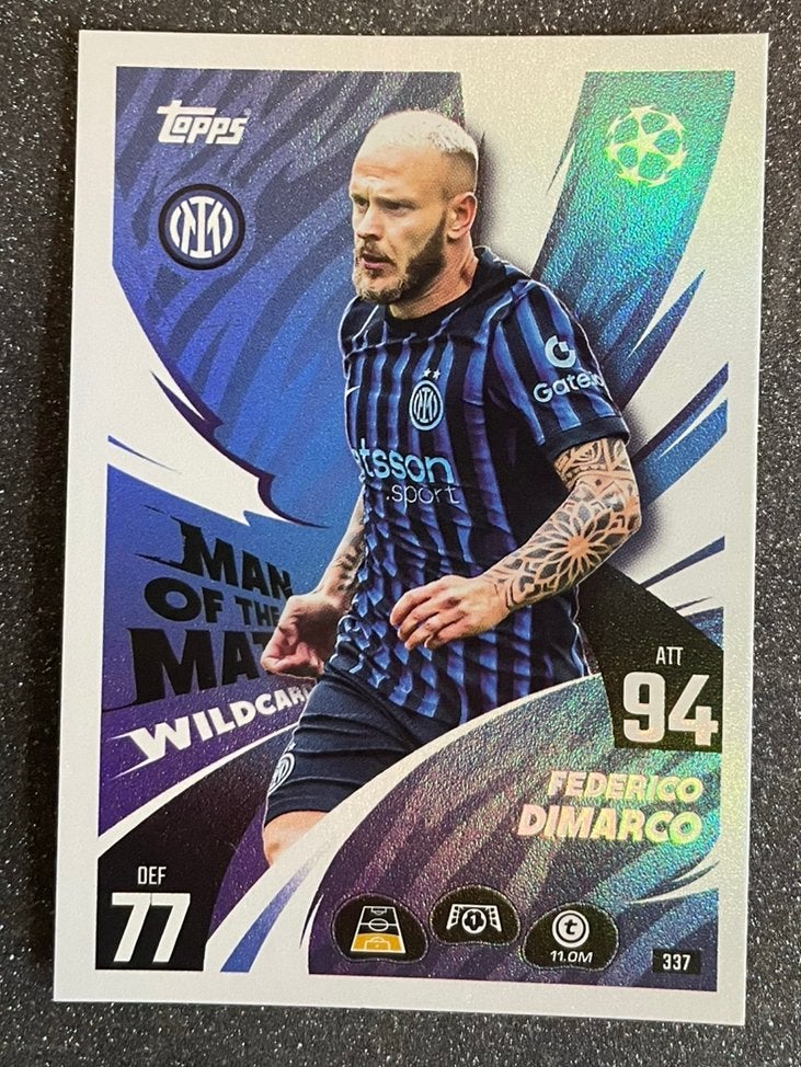 Topps MA EXTRA 25/26   MotM WILDCARD   DIMARCO  INTER MILAN, Verzenden, Zo goed als nieuw, Plaatje