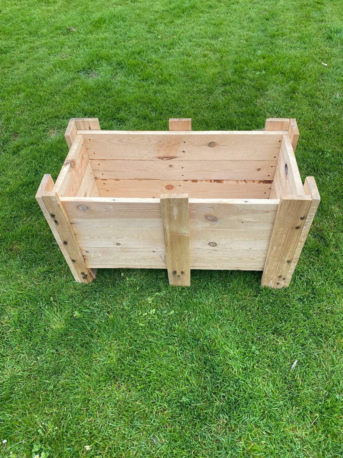 Houten Bloembak voor Tuin of Balkon, Tuin en Terras, Ophalen, Gebruikt, Balkon, 60 tot 100 cm
