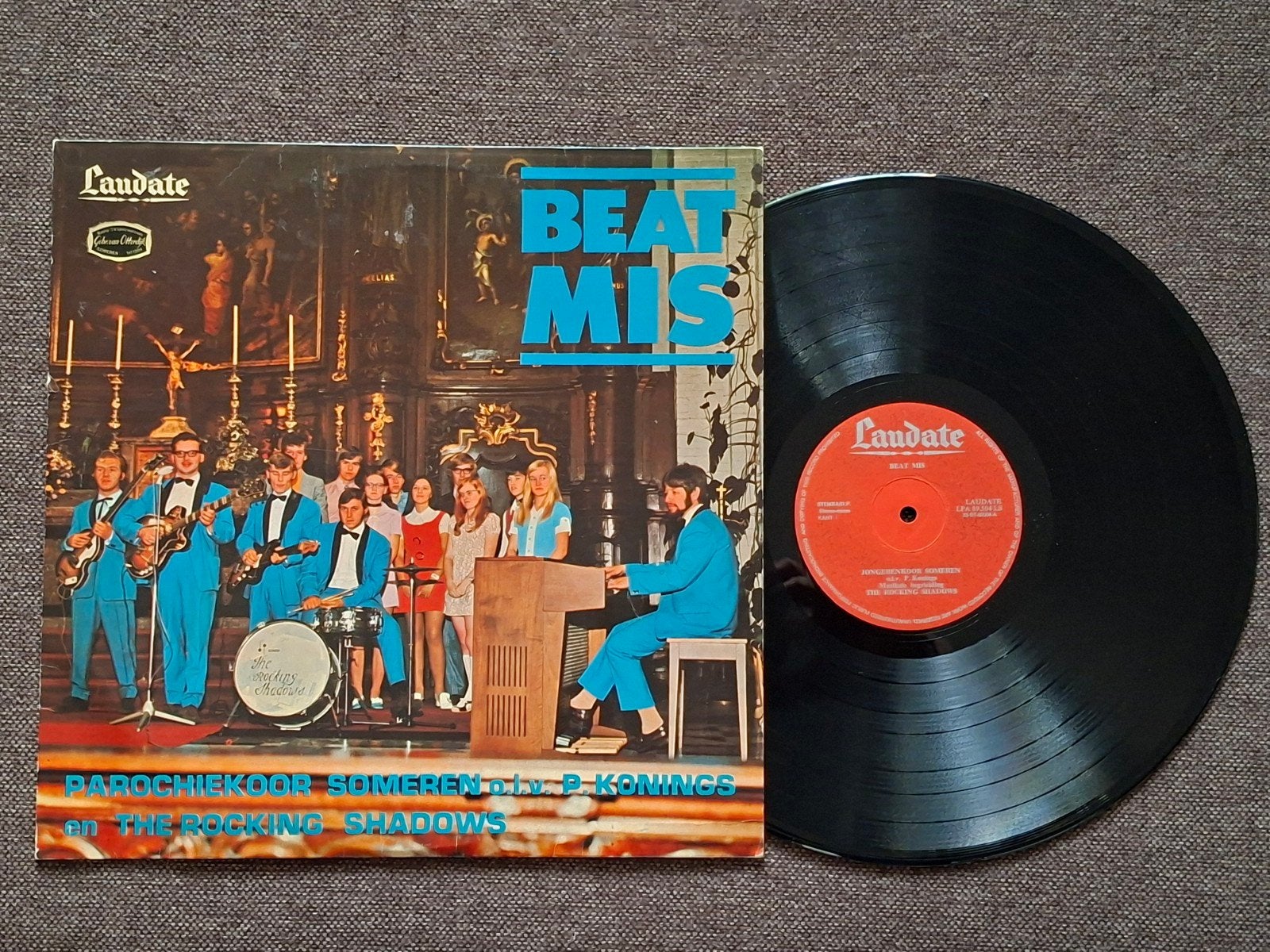 Beat-Mis - Parochiekoor Someren o.l.v. P. Konings vinyl LP, LP, Gebruikt, Originele persing, Ophalen of Verzenden