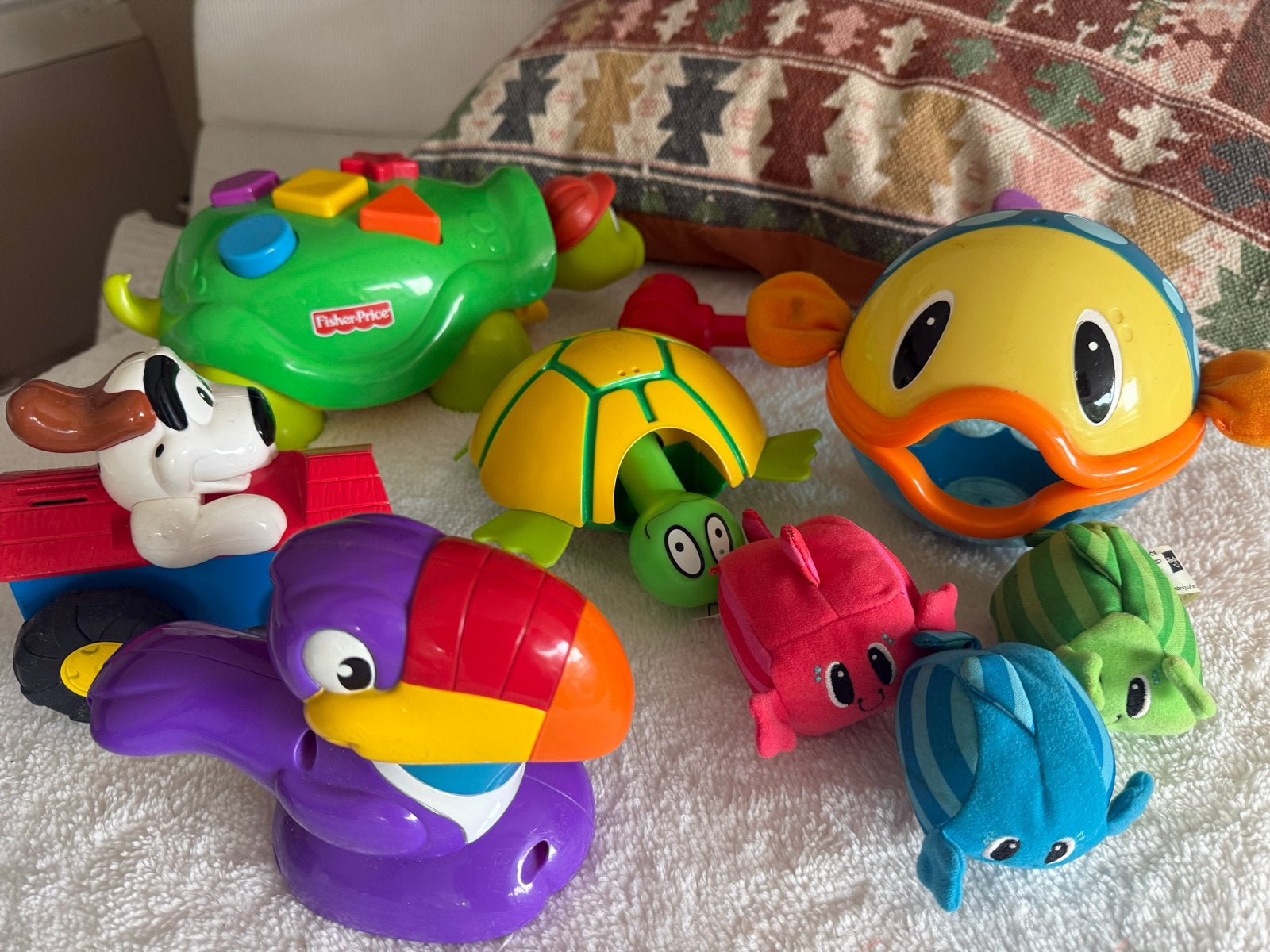 Diverse babyspeeltjes: Fisher-Price, Ophalen of Verzenden, Zo goed als nieuw, Overige typen, Met geluid
