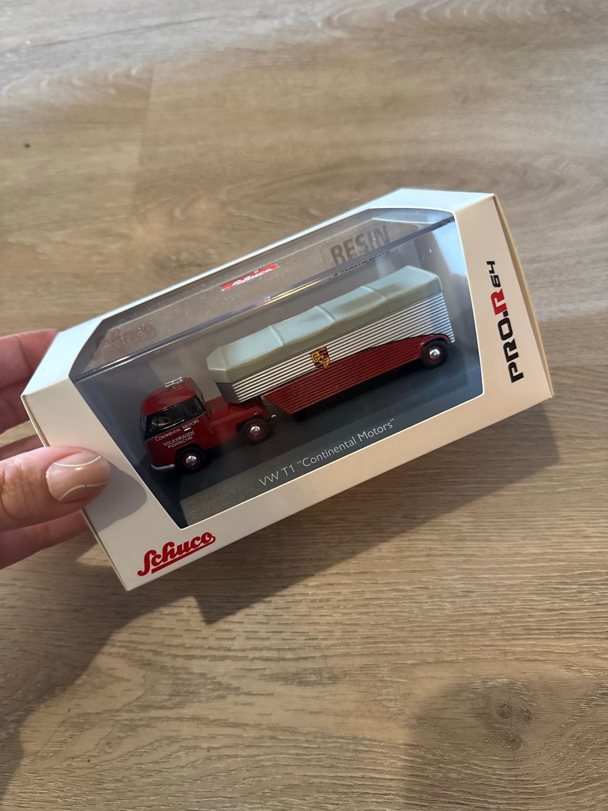 Schuco VW T1 Continental Motors 1:64 Modelauto, Ophalen of Verzenden, Nieuw, Overige typen