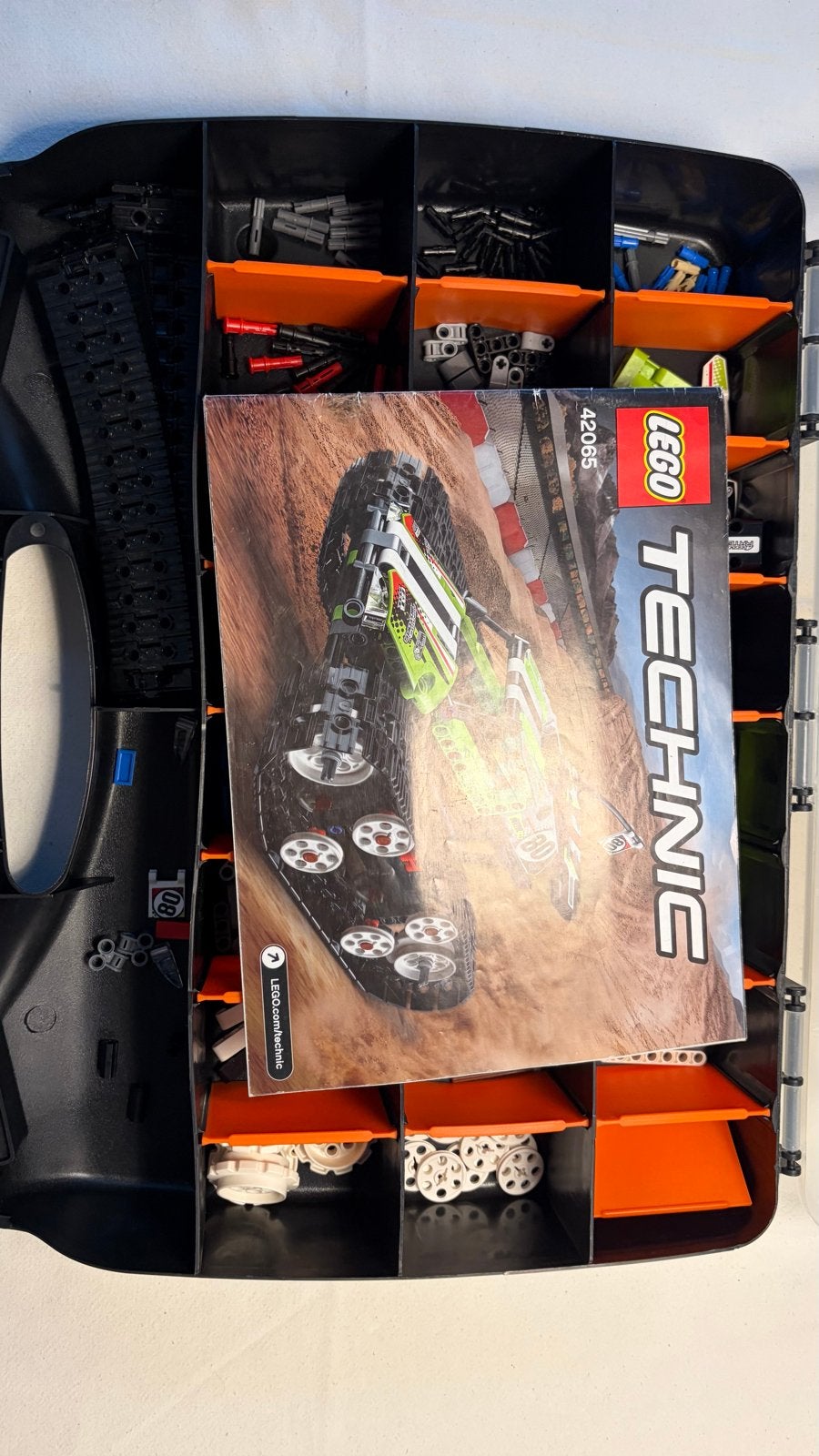 LEGO Technic Rupsbandracer 42065 - Compleet met doos, Ophalen of Verzenden, Zo goed als nieuw
