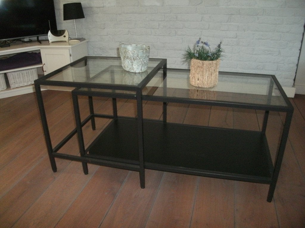 bij zet tafel, Gebruikt, 75 cm of meer, Rechthoekig, Ophalen